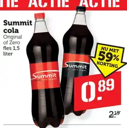Coop Summit cola aanbieding