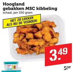 Coop Hoogland gebakken MSC kibbeling aanbieding