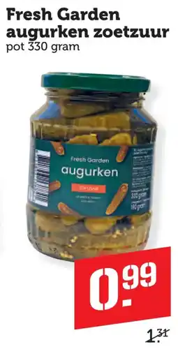 Coop Fresh Garden augurken aanbieding