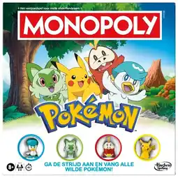 Trekpleister Hasbro Gaming Pokémon Monopoly aanbieding