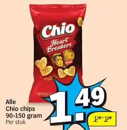 Albert Heijn Alle Chio chips 90-150 gram aanbieding