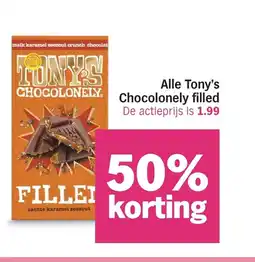 Albert Heijn Alle Tony's Chocolonly filled aanbieding