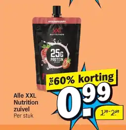 Albert Heijn Alle XXL Nutrition zuivel aanbieding