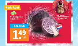 Albert Heijn AH Biologische rode kool aanbieding