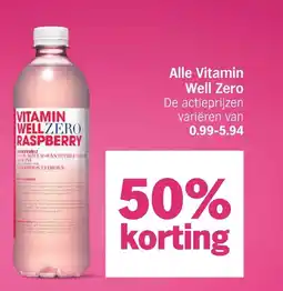 Albert Heijn Alle Vitamin Well Zero aanbieding