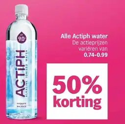 Albert Heijn Alle Actiph water aanbieding