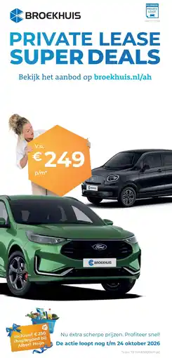 Albert Heijn Private Lease Super Deals aanbieding