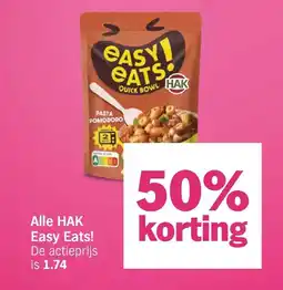 Albert Heijn Alle HAK Easy Eats! aanbieding