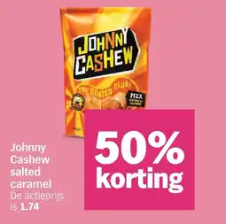 Albert Heijn Johnny Cashew salted caramel aanbieding