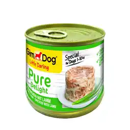 Pets Place Gimdog Little Darling Pure Delight - Natvoer - 150 g Kip&Lam aanbieding