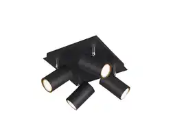 Wehkamp TRIO MARLEY - Spot - Zwart mat - excl. 4x GU10 4,5 W aanbieding