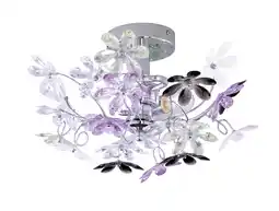 Wehkamp REALITY FLOWER - Wandlamp - Chroom - excl. 2x E14 4 W aanbieding