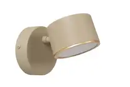Wehkamp Lucide GIAN - Wandlamp - LED Dimb. - 1x9W 2700K - Taupe aanbieding