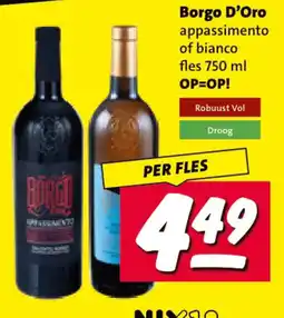 Nettorama Borgo D'Oro appassimento of bianco aanbieding