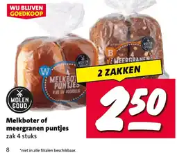Nettorama Melkboter of meergranen puntjes aanbieding