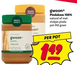 Nettorama Pindakaas 100% naturel of met stukjes pinda aanbieding