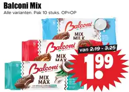 Dirk Balconi Mix Alle varianten. Pak 10 stuks. OP=OP aanbieding