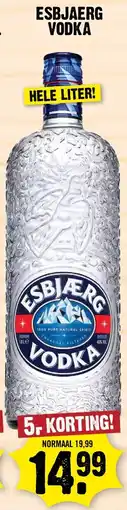 Dirk Esjaerg Vodka aanbieding