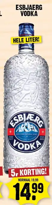 Dirk Esbjærg Vodka aanbieding