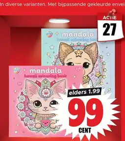Dirk mandala kawaii colouring book aanbieding
