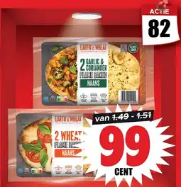 Dirk 2 Garlic & Coriander Flame Baked Naans aanbieding