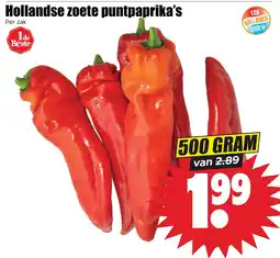 Dirk Hollandse zoete punt paprika's aanbieding