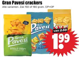 Dirk Gran Pavesi crackers aanbieding