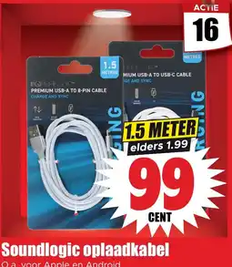 Dirk Soundlogic oplaadkabel aanbieding