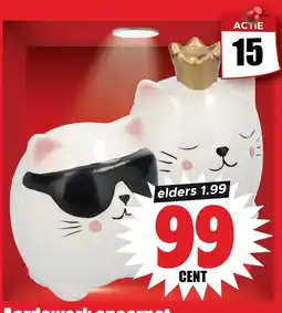 Dirk Aardewerk spaarpot aanbieding