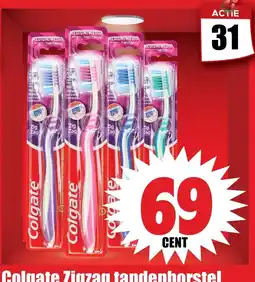 Dirk Colgate Zigzag tandenborstel aanbieding