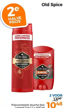 Trekpleister Old Spice Epic Legend aanbieding