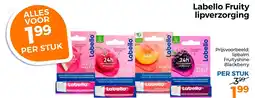 Trekpleister Labello Fruity lipverzorging aanbieding
