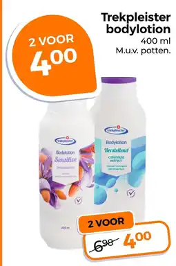 Trekpleister Trekpleister bodylotion aanbieding
