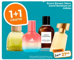 Trekpleister Bruno Banani, Mexx, David Beckham en Adidas aanbieding