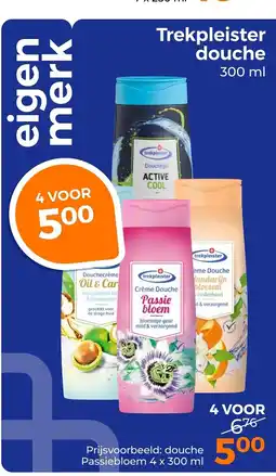 Trekpleister Trekpleister douche aanbieding
