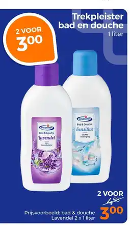 Trekpleister trekpleister bad en douche aanbieding