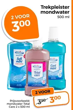 Trekpleister trekpleister mondwater aanbieding
