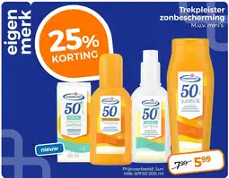 Trekpleister Trekpleister zonbescherming aanbieding