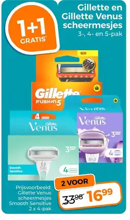 Trekpleister Gillette Venus scheermesjes aanbieding
