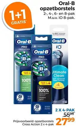 Trekpleister Oral-B opzetborstels aanbieding