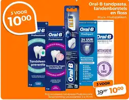 Trekpleister Oral-B tandpasta, tandenborstels en floss aanbieding