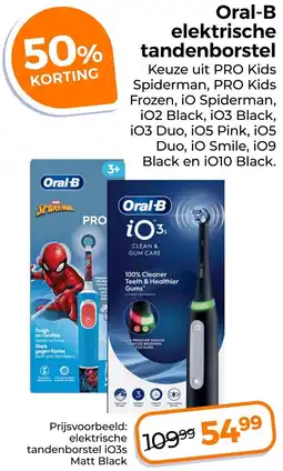 Trekpleister Oral-B elektrische tandenborstel aanbieding