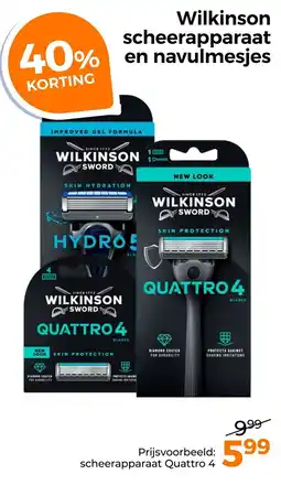 Trekpleister Wilkinson scheerapparaat aanbieding