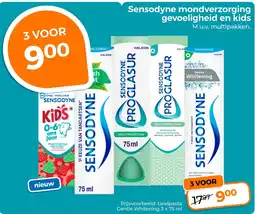 Trekpleister Sensodyne Proglasur Gentle Whitening aanbieding