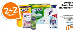 Trekpleister Swiffer, Ambi Pur en Antikal** aanbieding