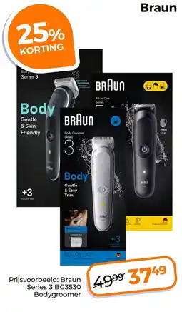 Trekpleister Braun bodygroomer series 3 aanbieding