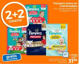 Trekpleister Pampers luiers en luierbroekjes aanbieding