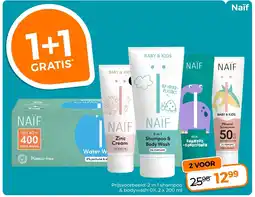 Trekpleister Naïf 2-in-1 Shampoo & Body Wash aanbieding