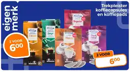 Trekpleister trekpleister koffiecapsules en koffiepads aanbieding