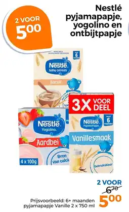 Trekpleister Nestlé pyjamapapje, yogolino en ontbijtpapje aanbieding